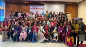 नेपाल अपाङ्ग महिला संघका सदस्यहरु र कार्यसमिति सदस्य सामूहिक तस्विरमा