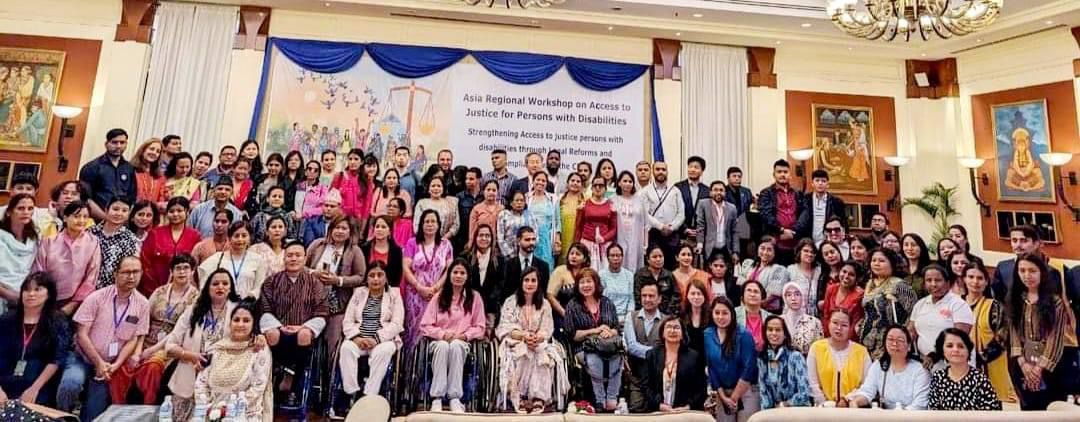 Group photo of The Asia-level Regional Conference on Access to Justice for Persons with Disabilities